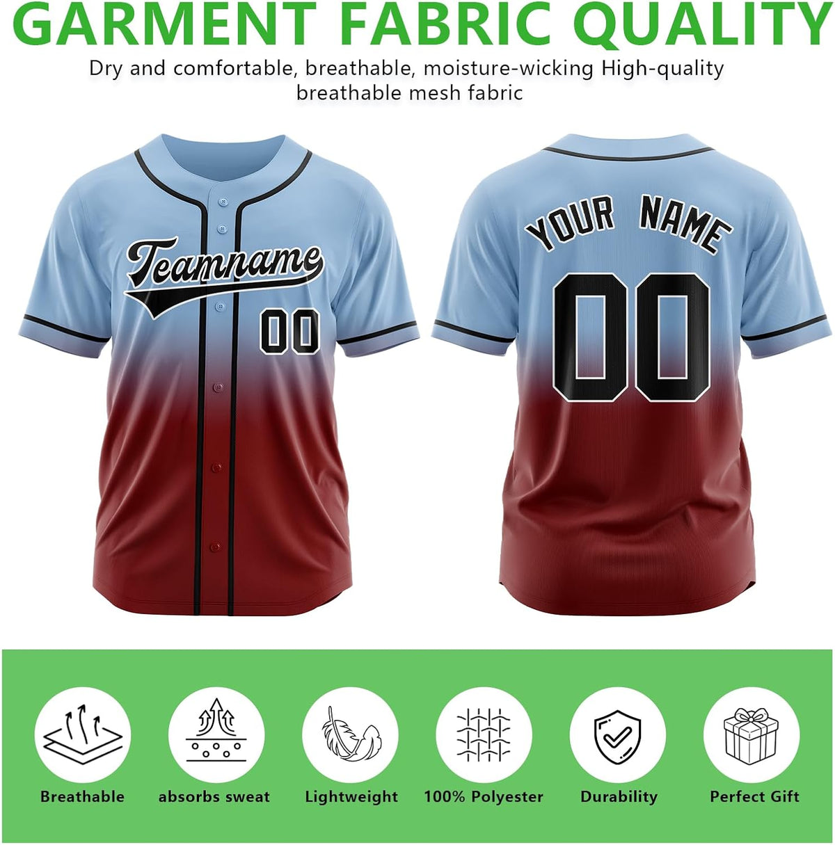Skiennix Custom Baseball Jerseys - Personalized Team Names & Numbers for Men, Women & Youth