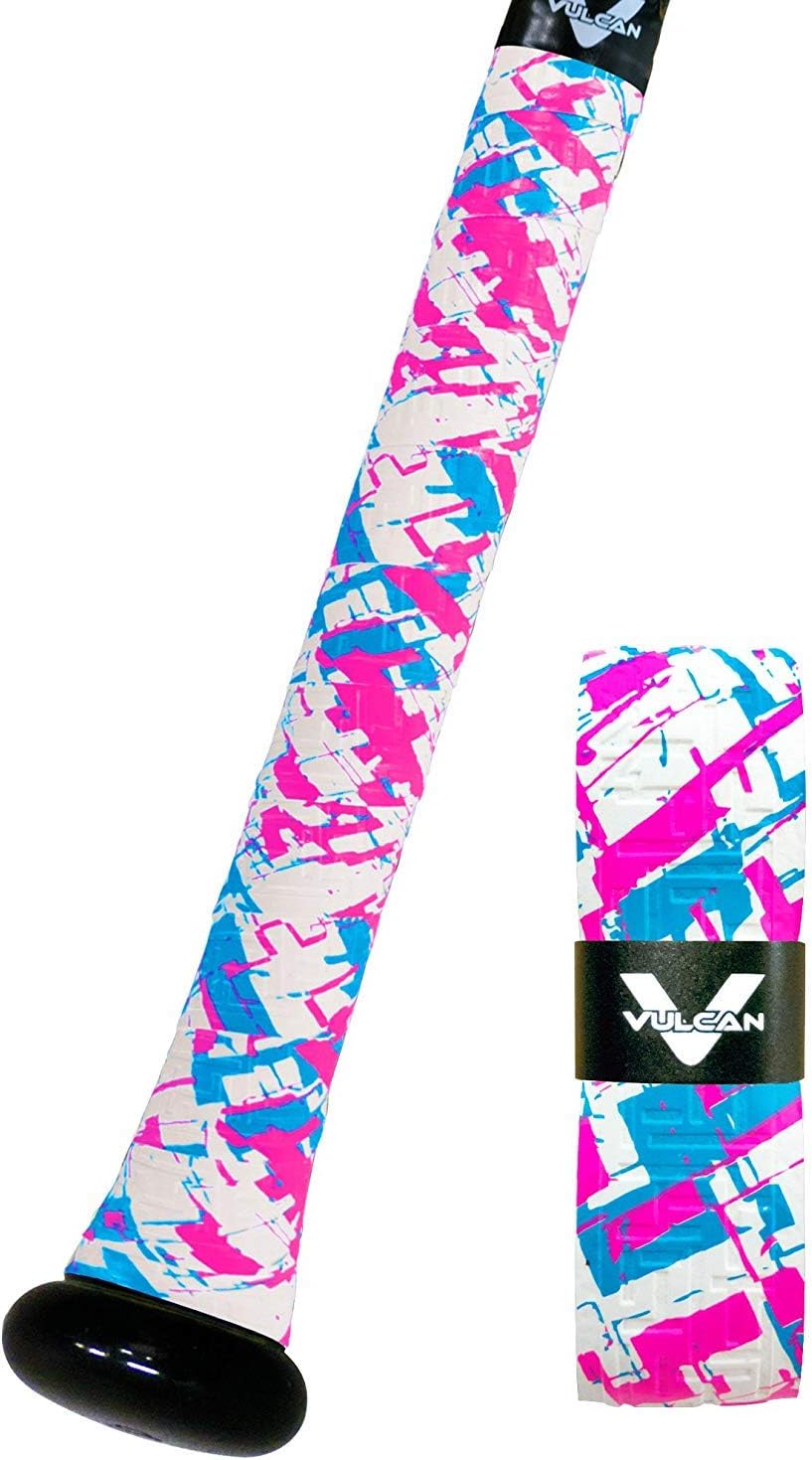 Vulcan Bat Grip - 0.50mm, 1.00mm & 1.75mm | Enhance Comfort & Control | Multiple Colors Available