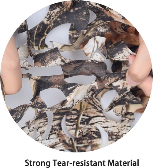 GRVCN Camo Netting - Camouflage Mesh for Hunting Blinds & Military Theme Decor | Bulk Roll Sunshade