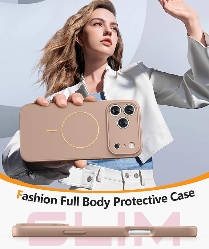 FNTCASE for iPhone 17 Pro Case: Integrated Silicone Phone Cases