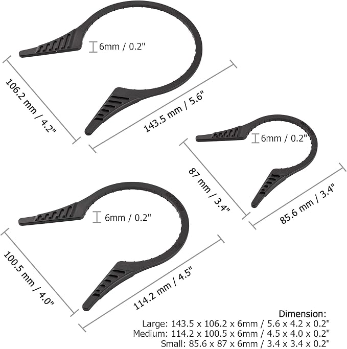 Camera Lens Filter Wrench Kit: PROfezzion 3 Pack Wrench