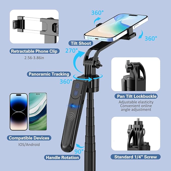 Auto Face Tracking Tripod for iPhone