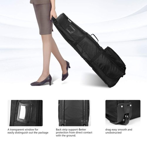 LONGCHAO Womens Golf Bag Golf Travel Bag Hard Case Golf Bag Travel Case for Airlines Waterproof Golf Travel Bag with Wheels