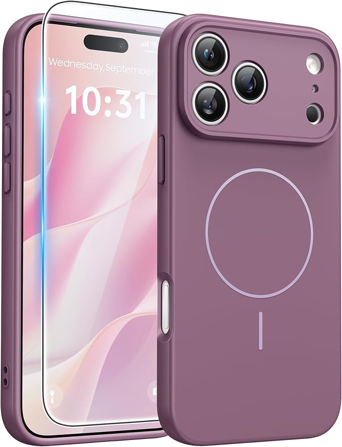 FNTCASE for iPhone 17 Pro Case: Integrated Silicone Phone Cases