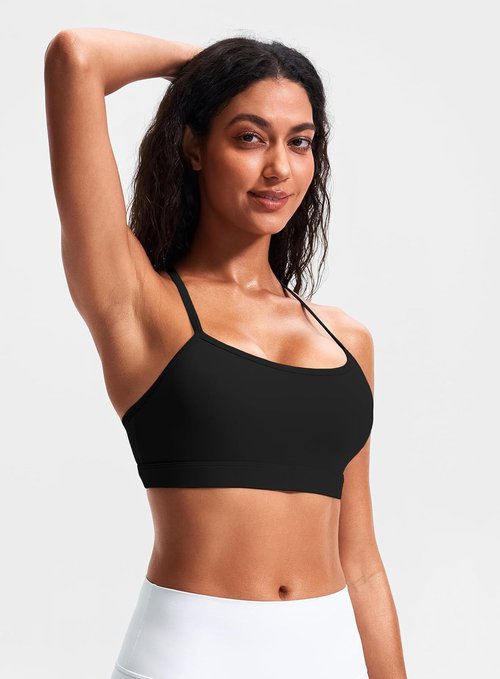 JOYSPELS Comfy Racerback Sports Bras - Removable Pads for Workout & Daily Use | A-C Cups