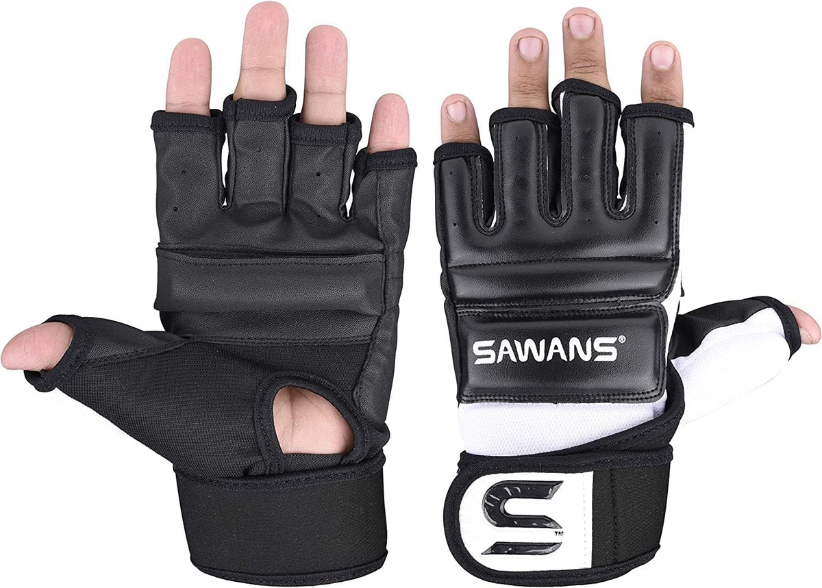 SAWANS Boxing Gloves - Durable Punch Bag Mitts for MMA, Karate, Taekwondo Training | Versatile Combat Gear