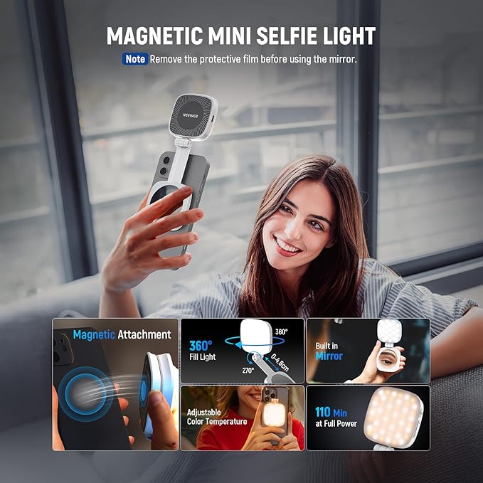 NEEWER BASICS Magnetic Selfie Light Compatible