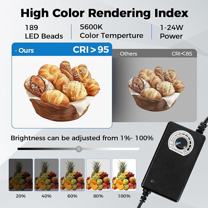 Photo Light Box, Portable 12/16/20/24/32 Inch Photo Studio LightBox, Shooting