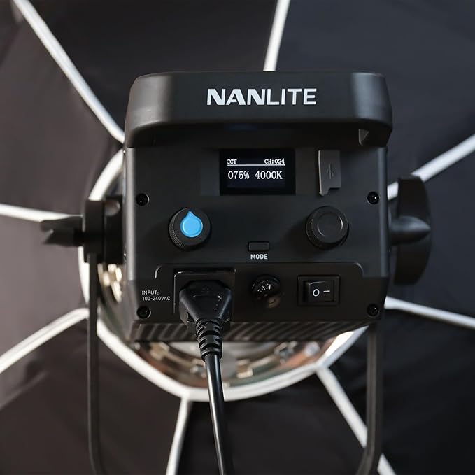 Nanlite FS-300B 350W Bi-Color LED Video Light, 2700K-6500K LED Spotlight