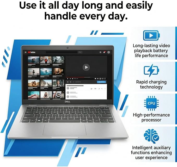 Dell Latitude 5420 14-Inch 1920 x 1080 FHD Laptop, Core i7-1185G7, 16GB DDR4 RAM, 512GB M.2 NVMe SSD, Thunderbolt 4, HDMI, Windows 11 Pro, Webcam, Business Laptop (Renewed)