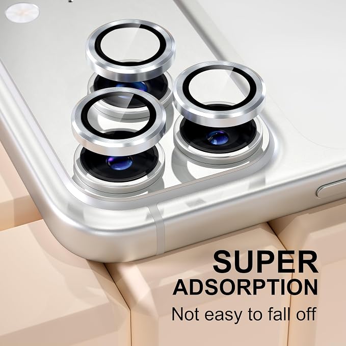 Misea Compatible for iPhone 17 Pro/iPhone 17 Pro Max Camera Lens Protector