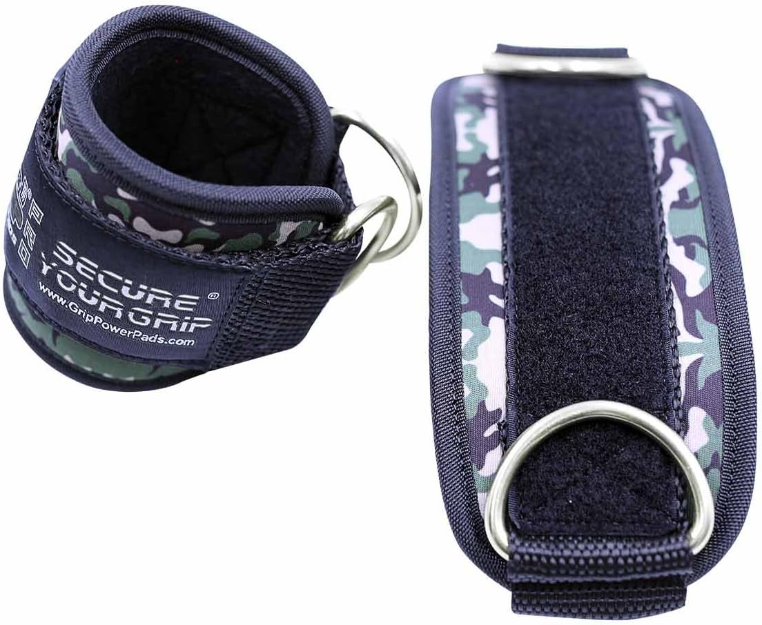 Skiennix Ankle Straps for Cable Machines - Adjustable Neoprene Cuffs for Enhanced Leg & Glute Workouts
