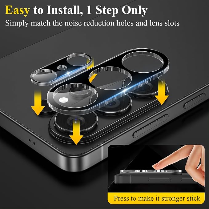 4 Pack for Samsung Galaxy S26 Ultra Camera Lens Screen Protector, 9H Tempered