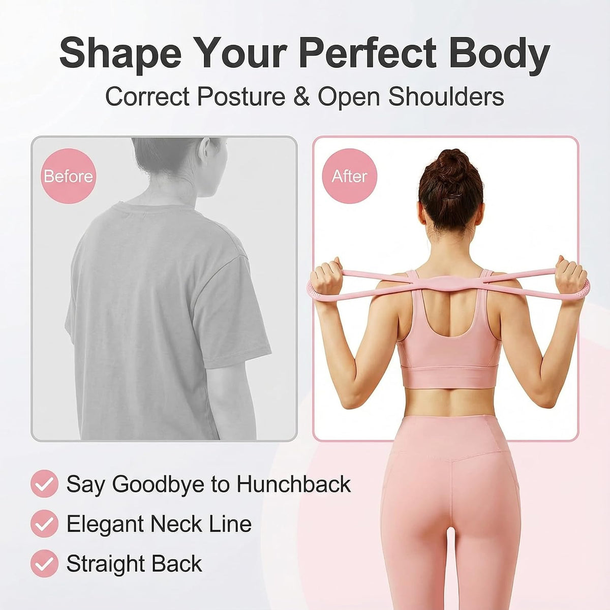 Skiennix Resistance Bands - Durable Figure 8 Rubber Bands for Arm, Back & Shoulder Workouts | Portable Design