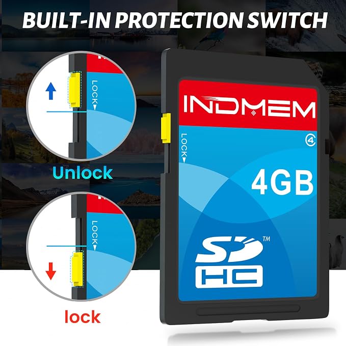 SD Card 4GB, 10 Packs Class 4 4GB Flash Memory Card MLC Standard Secure Digital
