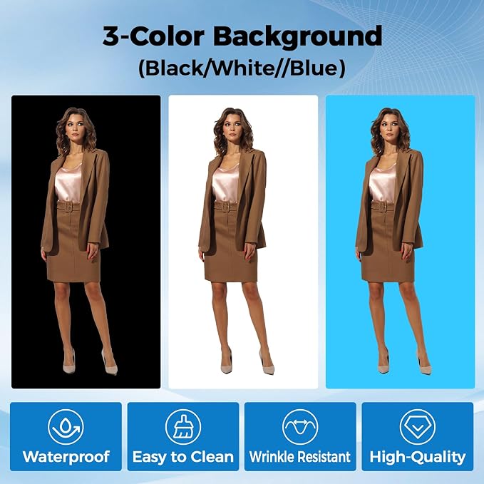 Photo Light Box, Portable 47"x39"x78" Photo Studio Light Box, Shooting Tent Kit