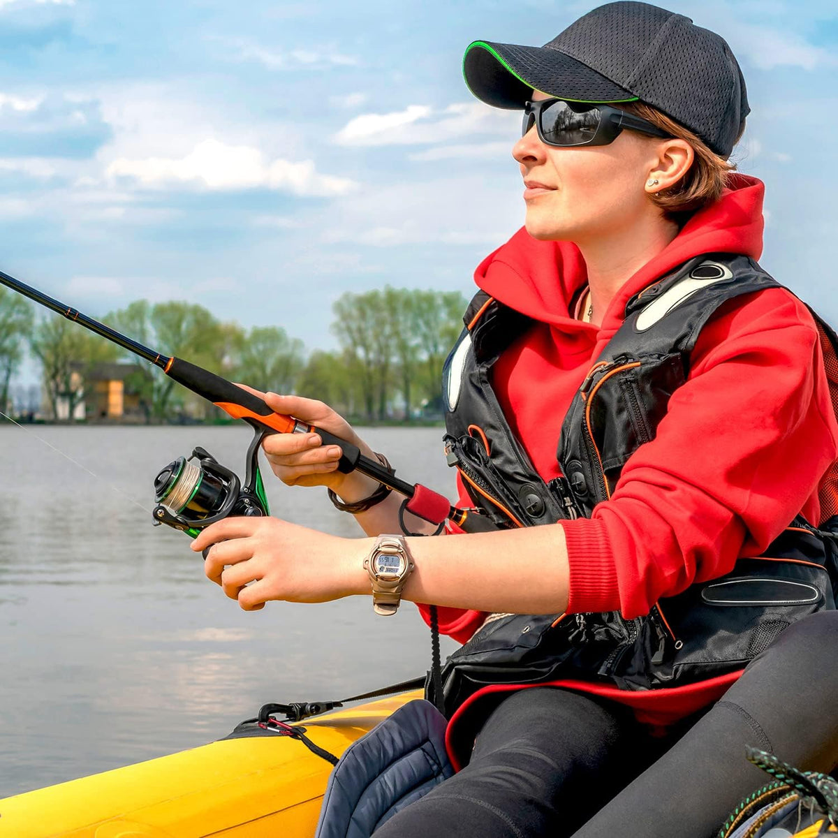 Skiennix Paddle Leash - Innovative Gel Grip Bungee Holder for Kayaking & Canoeing Gear