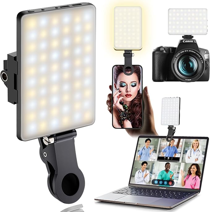 60 LED Portable Selfie Light Video Conference Lighting