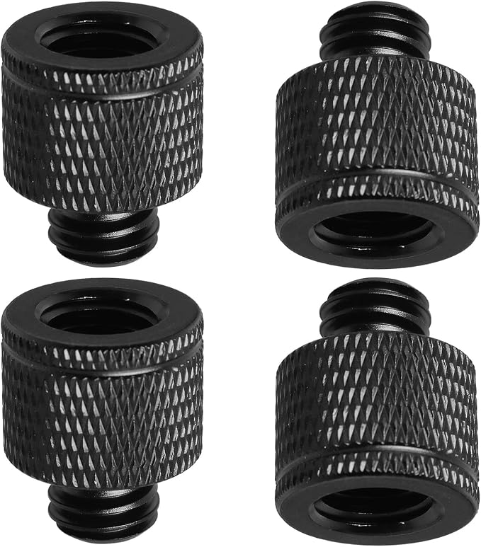4PCS M10 Female to 3/8 Male Tripod Screw Adapter Aluminum Alloy Camera Mount
