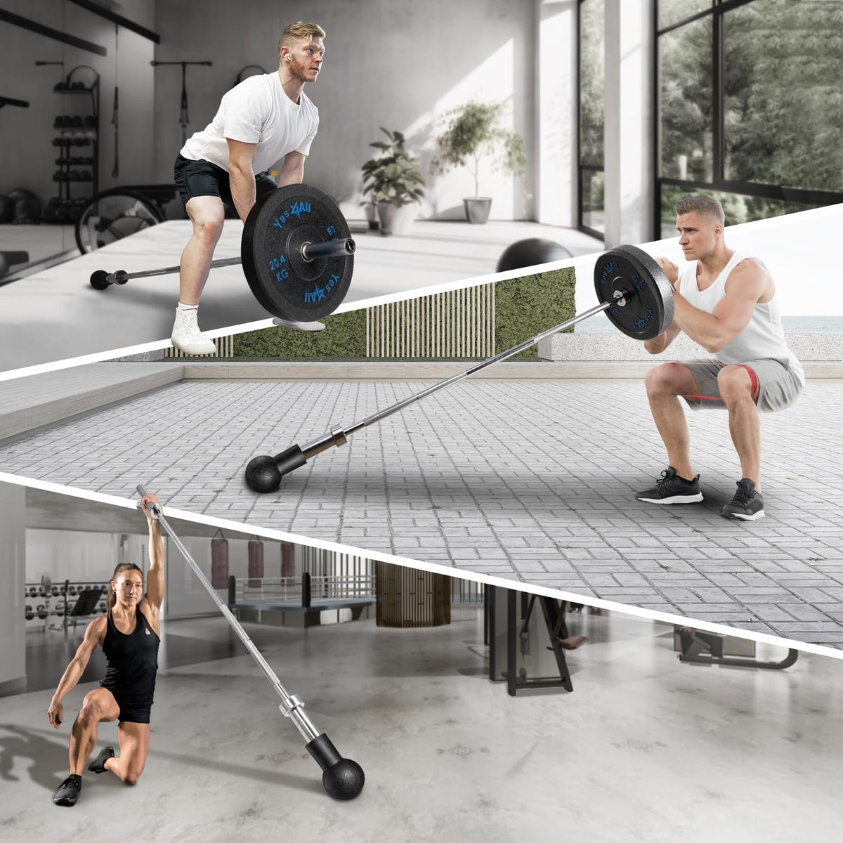 Yes4All Landmine Attachment - Olympic Bar Base for Rows & Presses | Home Gym Equipment, Fits 2" Bars