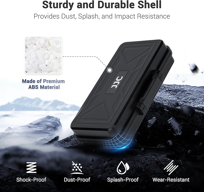 JJC Camera Battery SD Card Case