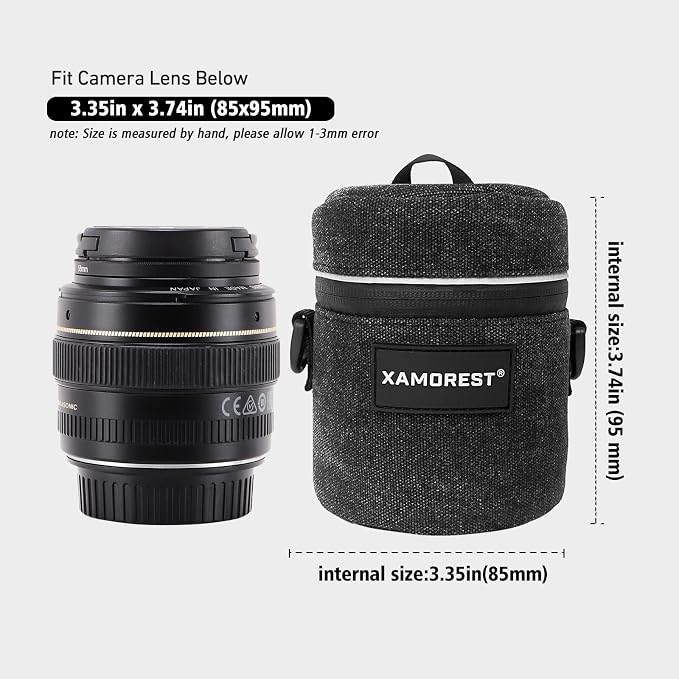 Camera Lens Case Lens Bag Compatible)