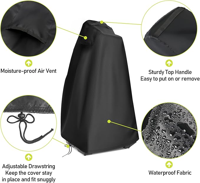 Pressure Washer Cover, Waterproof& Dustproof Outdoor Covers for Power Washer, Pump Protector for Electric High Pressure Cleaner 17.8" x 17.8" x 34.2"