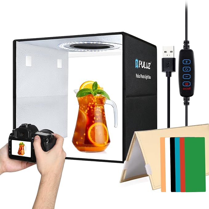 PULUZ Foldable Photo Studio Light Box 30x30x30cm Portable Mini Shooting Tent Kit