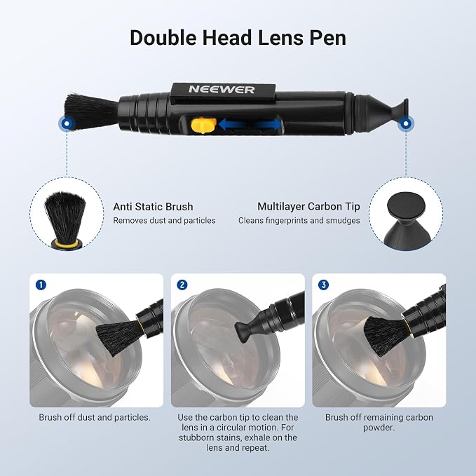 NEEWER 2 in 1 Camera Lens Cleaning Accessories Kit