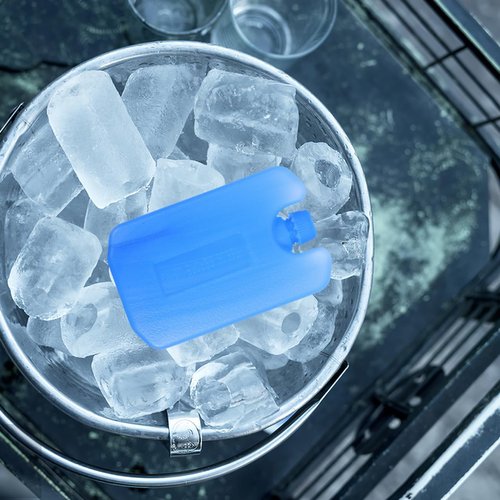 BESPORTBLE Ice Packs for Coolers: 4Pcs Reusable Ice Packs - Blocks for Cans, Lunch Boxes, Coolers, Camping, Picnics, Beach, Fishing (3 * 0.78 * 4.68in)