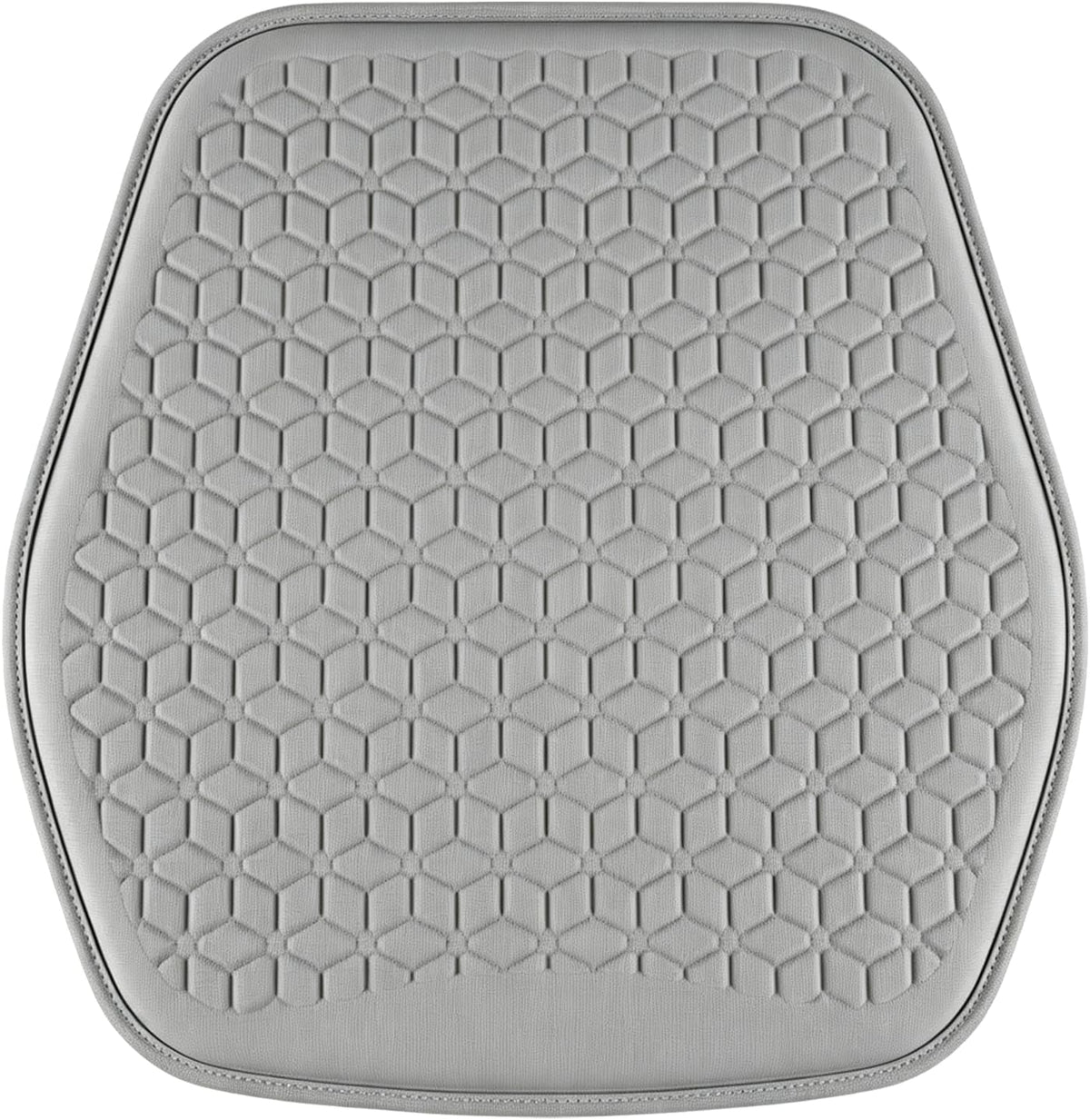 Thin Gel Car Seat Cushion, Non-Slip & Comfortable Automotive Front Seats Cushion Pad for Driver, Breathable Vehicle Interior Mat Cover Accessories，Gray