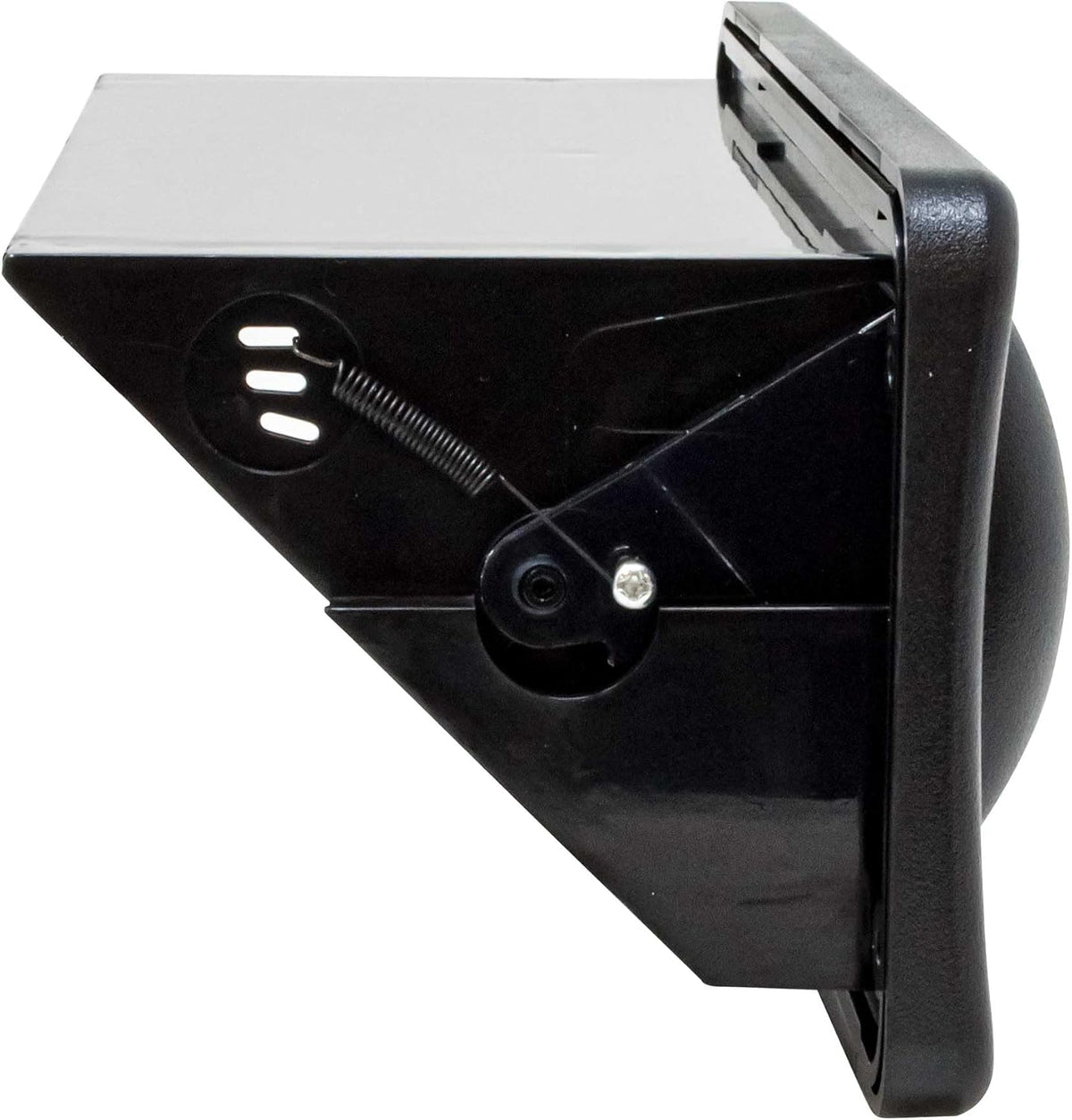 Creative Audio CAMC1B Marine Single DIN Radio Mounting Kit with Retractable Cover (Black)