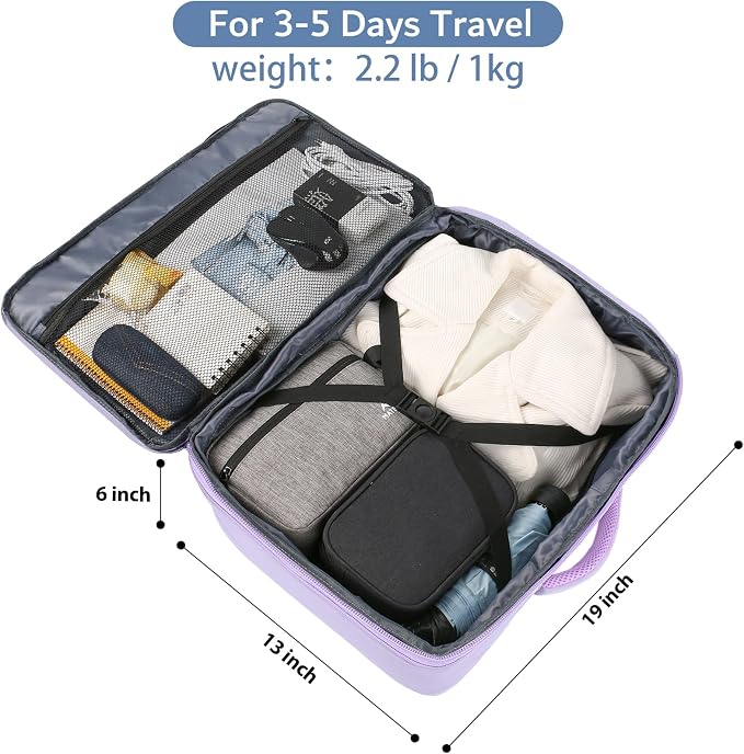 MATEIN Carry on Backpack for Women, 40L Heavy Duty Travel Backpack Airplane