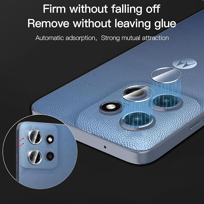 Anoowkoa 3 Pack for Moto G 2025 Screen Protector + Moto G 5G 2025 Camera Lens