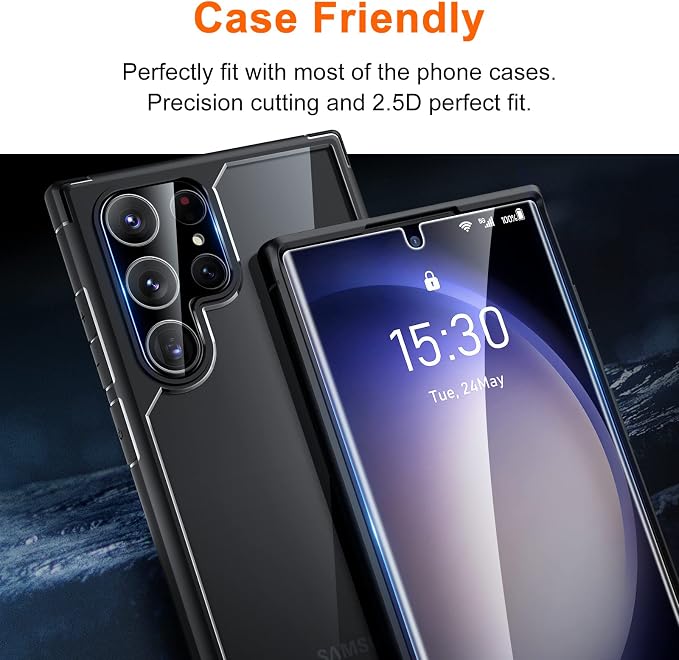 UniqueMe Compatible for Samsung Galaxy S23 Ultra 6.8 inch Screen Protector
