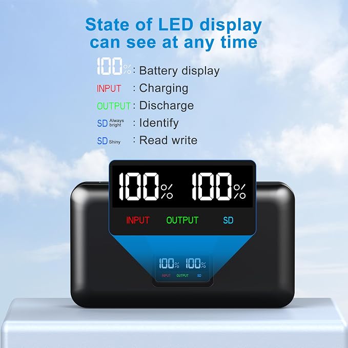 NB-2L/2LH Camera Battery Multifunctional Charger Set Compatible