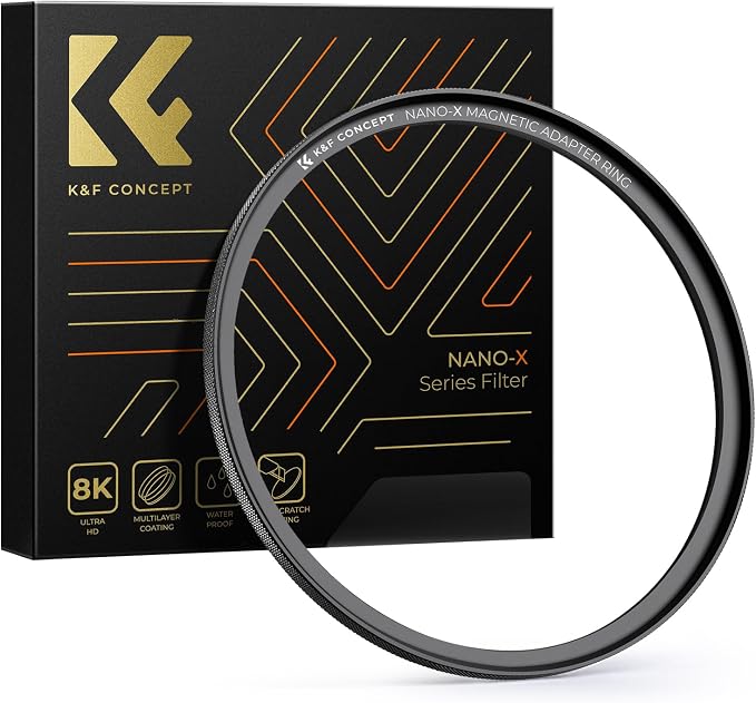 K&F CONCEPT 67-77mm Magnetic Filter Adapter Ring,