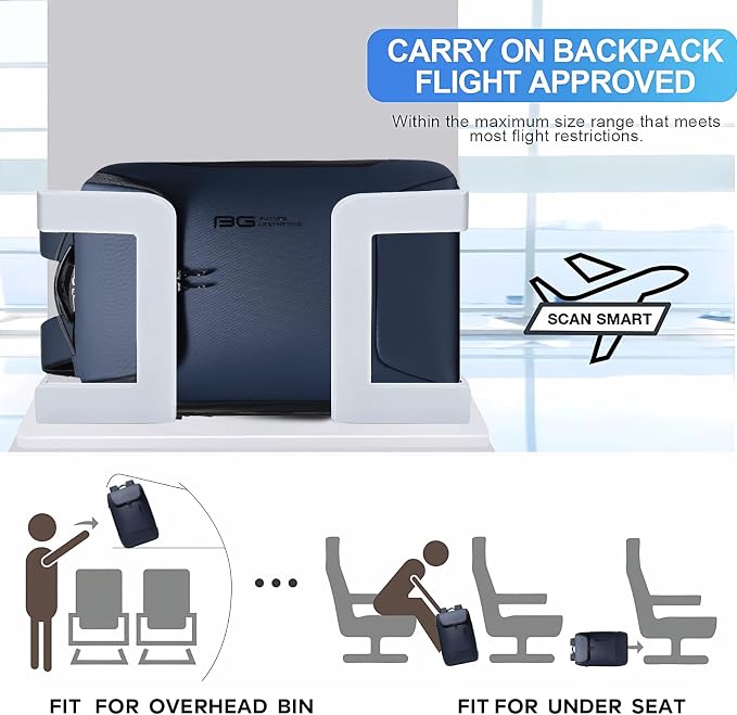 BANGE Laptop Backpack for 17.3Inch Notebook, Waterproof Travel Backpacks