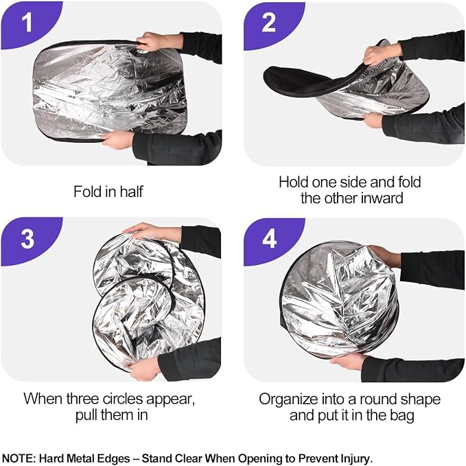 EMART 24'' x 36'' 5 in 1 Photo Collapsible Photography Reflector
