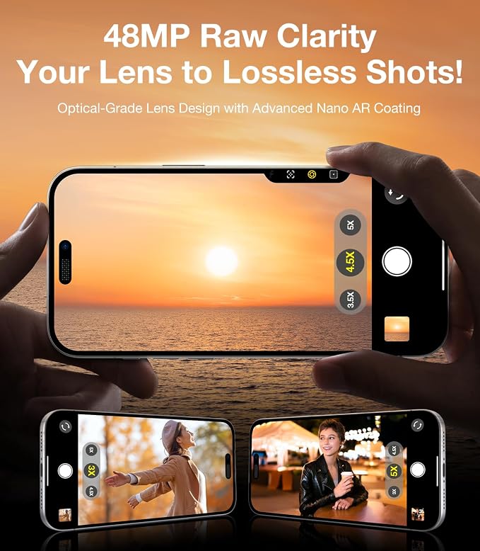 UltraGlass UNBREAK 9H+ Glass for iPhone 17 Pro Max/17 Pro Camera Protector