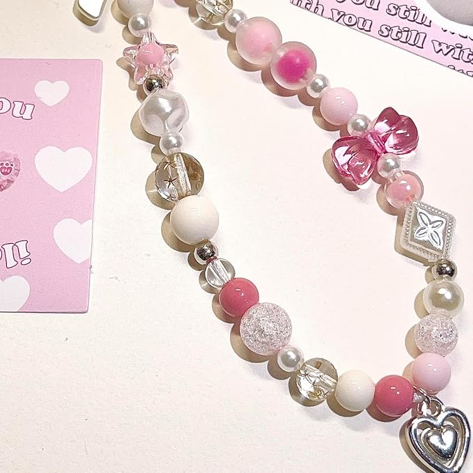 Beaded Camera Wrist Strap Cute Digital Camera Charm Lanyard, Phone Wristlet