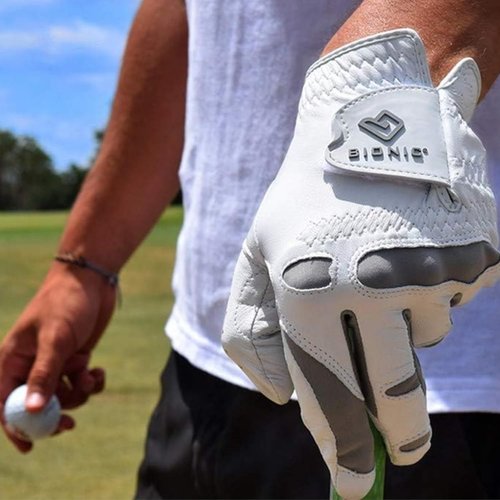Bionic Men's Golf Glove - Performance Grip Pro | Premium Leather for Enhanced Comfort