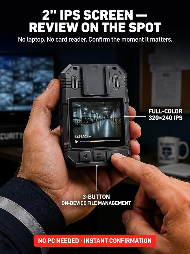 SPIKECAM S3 4K Body Camera