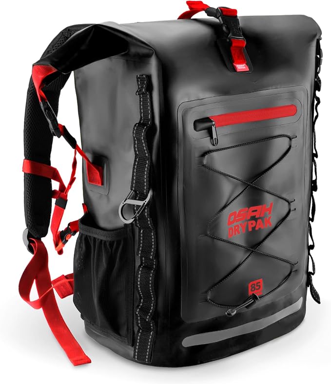 OSAH DRYPAK Waterproof Backpack Dry Bag 25L/35L/55L/85L – Heavy Duty Roll-Top