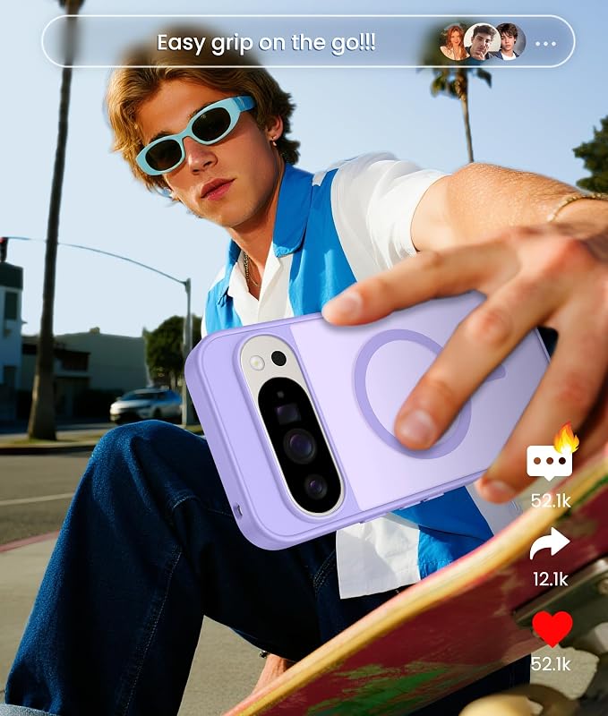 FNTCASE for Google Pixel 10 Pro Case: for Pixel 10 Case Translucent Matte Cases