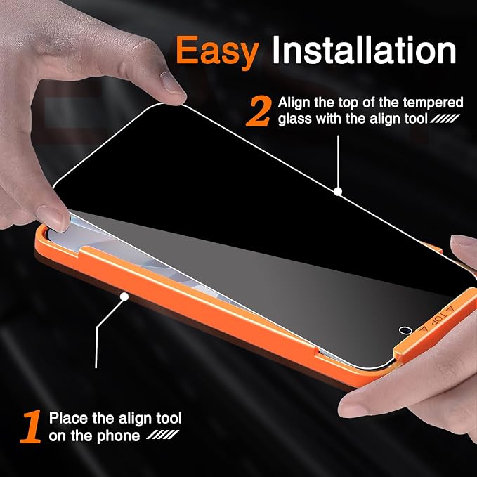 Milomdoi 3 Pack Privacy Screen Protector