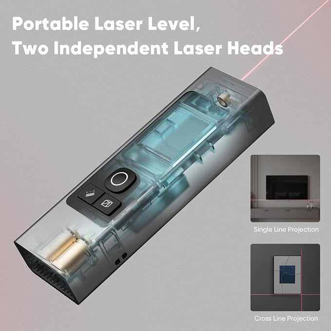 Laser Measure - 393 FT Laser Distance Meters, Type-C Rechargeable Laser