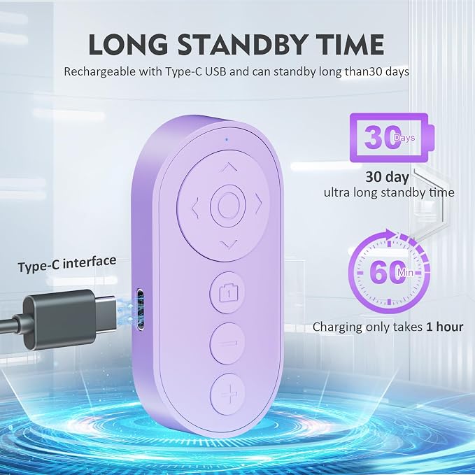 Remote Control for TikTok, Wireless Camera Remote Control