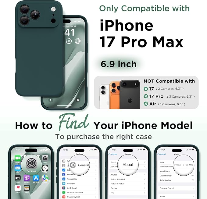 GolbinBox Magnetic for iPhone 17 Pro Max Case, Compatible