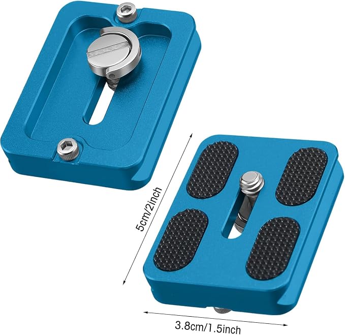 Frienda 2 Pieces Metal Quick Release Plate